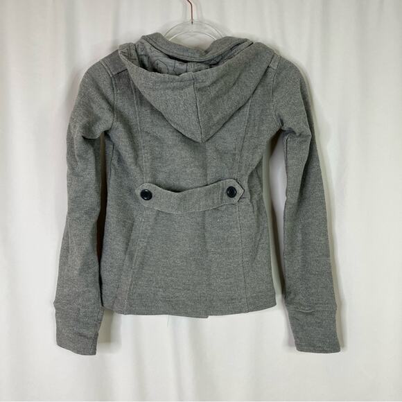 For King & Country | Gray Double-Breasted Peacoat Cotton Polyester Patch XS - Picture 7 of 8